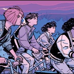 Paper Girls, Vol. 1 Review: First Jobs & Suburban Mystery
